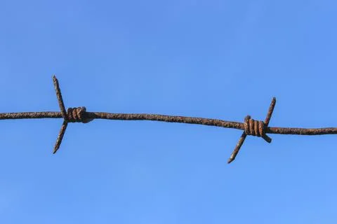 Barbed wire Stock Photos