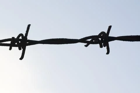 Barbed wire Stock Photos