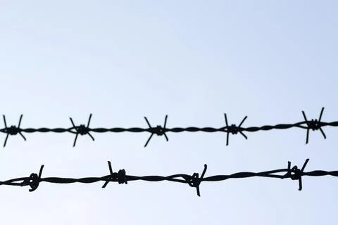 Barbed wire Stock Photos