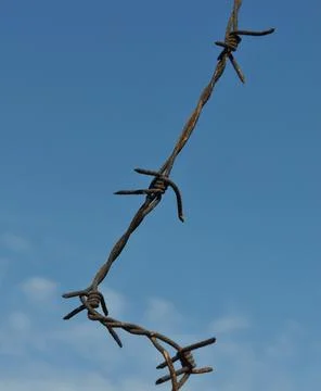 Barbed wire Stock Photos