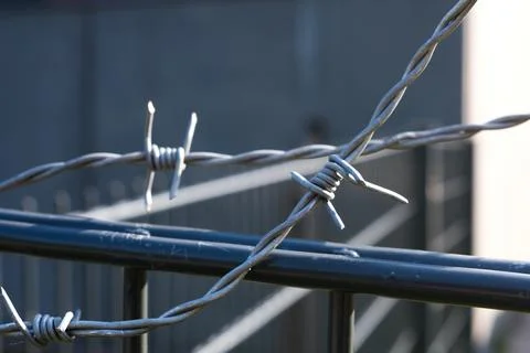 Barbed wire Stock Photos