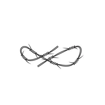 Barbed wire vector illustration design Stock Illustration