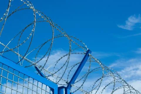 Barbed wires Stock Photos