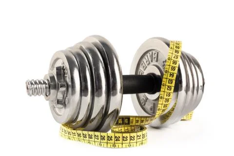 Barbell and meter Stock Photos