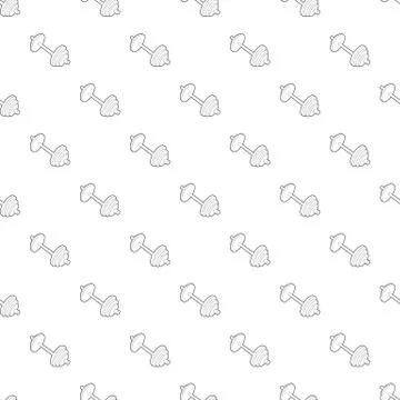 Barbell pattern seamless Stockillustratie