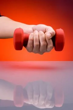 Barbell Position Foto stock