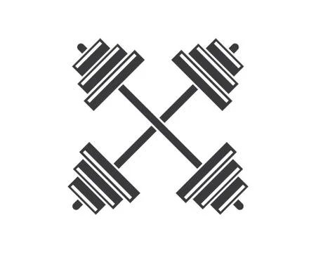 Barbell vector  icon illustration Stock-Illustration