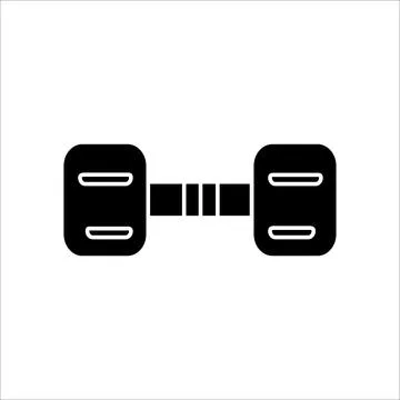 Barbell Vector Stock Illustration