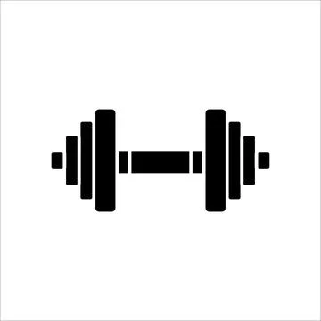 Barbell Vector Stock Illustration