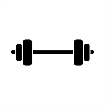 Barbell Vector Stock Illustration