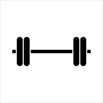 Barbell Vector Stock Illustration