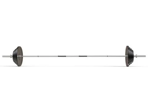 Barbell weight - front view - on white Stock-Illustration
