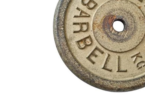 Barbell weights 스톡 사진