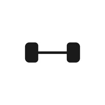 Barbells vector design template illustration Stock Illustration
