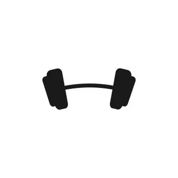 Barbells vector design template illustration Stock Illustration