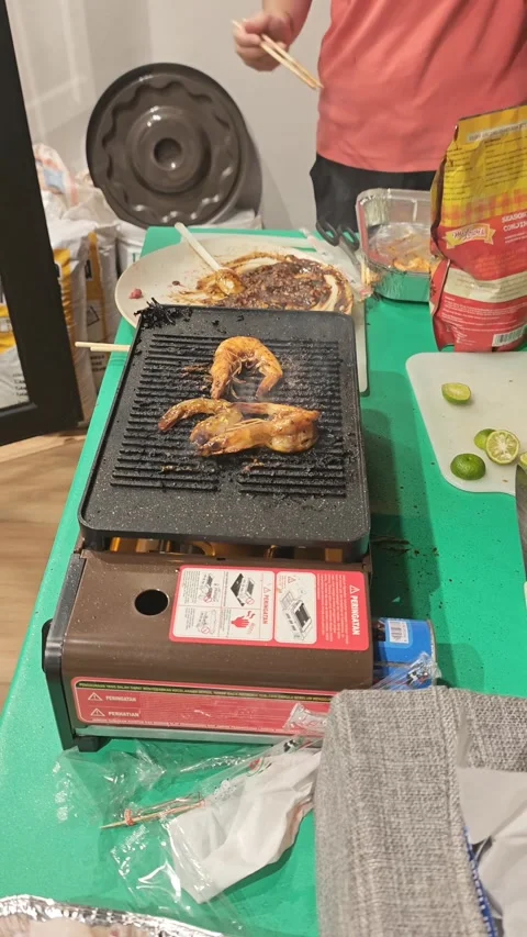 Barbeque party Stock Footage 286918574