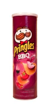 Barbeque Pringles Stockfoto's