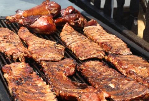 Barbeque Ribs Stock Photos
