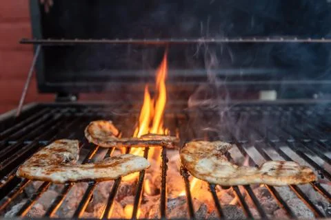 Barbequed bacon Stock Photos