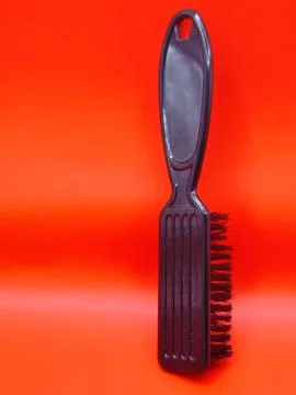 Barber brush with handle Stock-Fotos