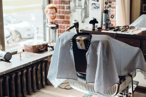Barber chair Stock Photos