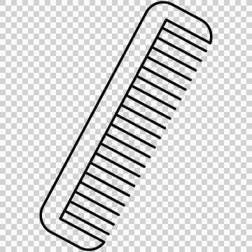 Barber comb Stock Illustration