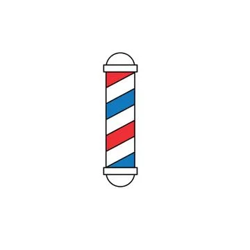 Barber icon. black vector symbol Stock Illustration