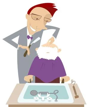 Barber Stockillustratie