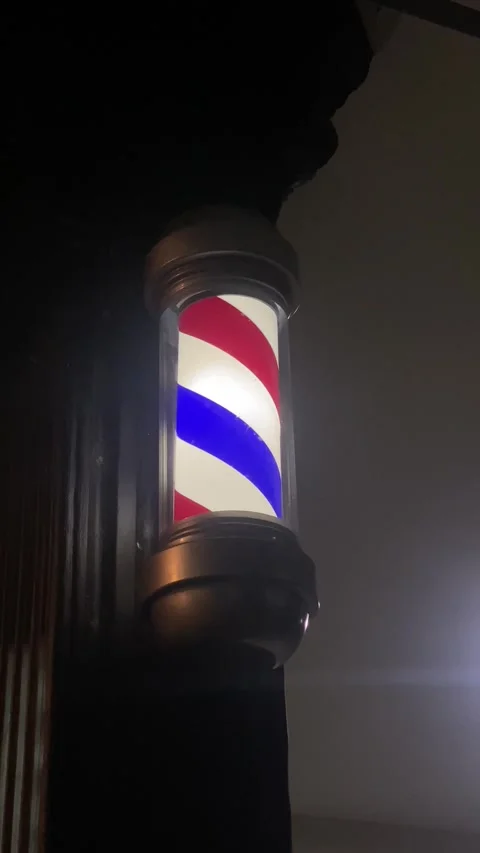 Barber Lamp Video stock 276300333