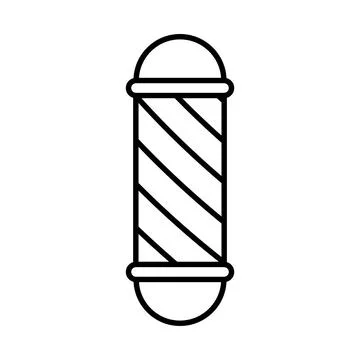 Barber Lamp Pole icon vector design templates simple and modern Stock Illustration