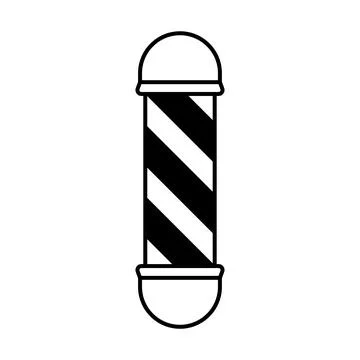 Barber Lamp Pole icon vector design templates simple and modern Stock Illustration