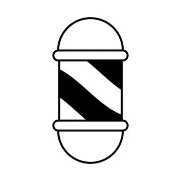 Barber Lamp Pole icon vector design templates simple and modern Stock Illustration