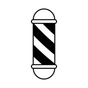 Barber Lamp Pole icon vector design templates simple and modern Stock Illustration