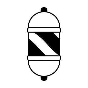 Barber Lamp Pole icon vector design templates simple and modern Stock Illustration