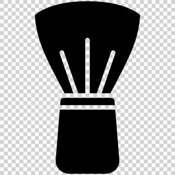 Barber neck duster Stock Illustration