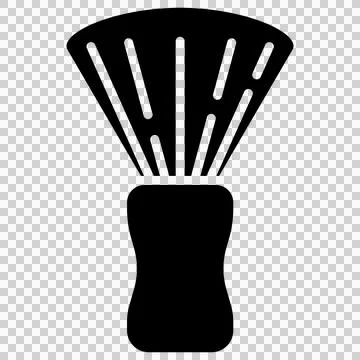 Barber neck duster Stock Illustration