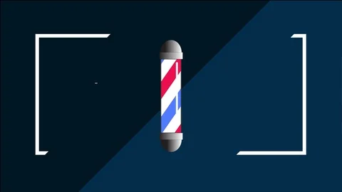 Barber pole animation. Video stock 121967261