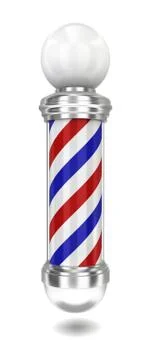Barber pole Stock Illustration