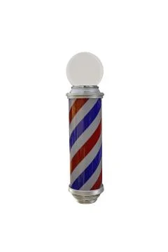 Barber pole Stock Illustration