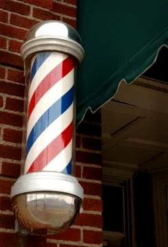 Barber Pole Foto stock