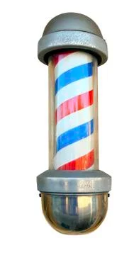 Barber pole Stock Photos