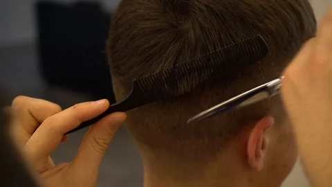 Barber scissors 스톡 동영상 117679040