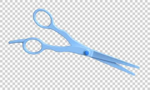 Barber scissors, hairdressing scissors Stock Illustration