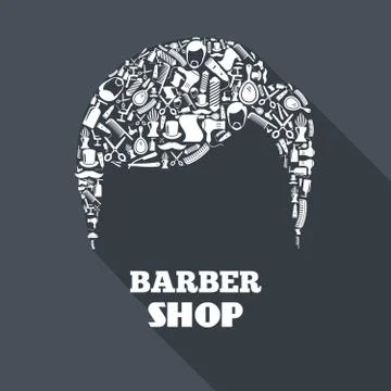 Barber Shop Concept Stock Illustration