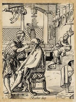 Barber shop Stock-Illustration