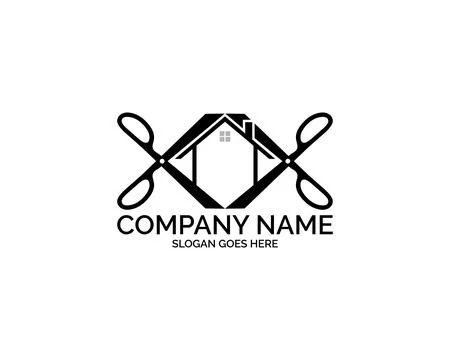 Barber shop logo design vector Stock Illustration