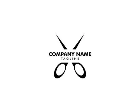 Barber shop logo design vector Stock Illustration