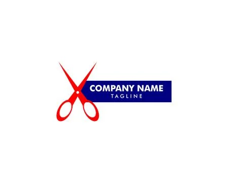 Barber shop logo design vector Stock Illustration