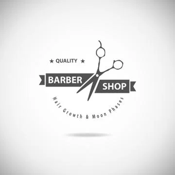 Barber shop logo Stock Illustration