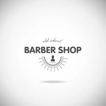 Barber shop logo Stock Illustration